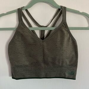 New Balance Olive Green Sports Bra